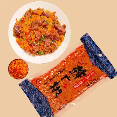 Earth Taoist squeezed Guang Pepper Mixed fried slag pepper bad pepper sea pepper 400g*1 Hubei Hunan specialty Enshi Yichang