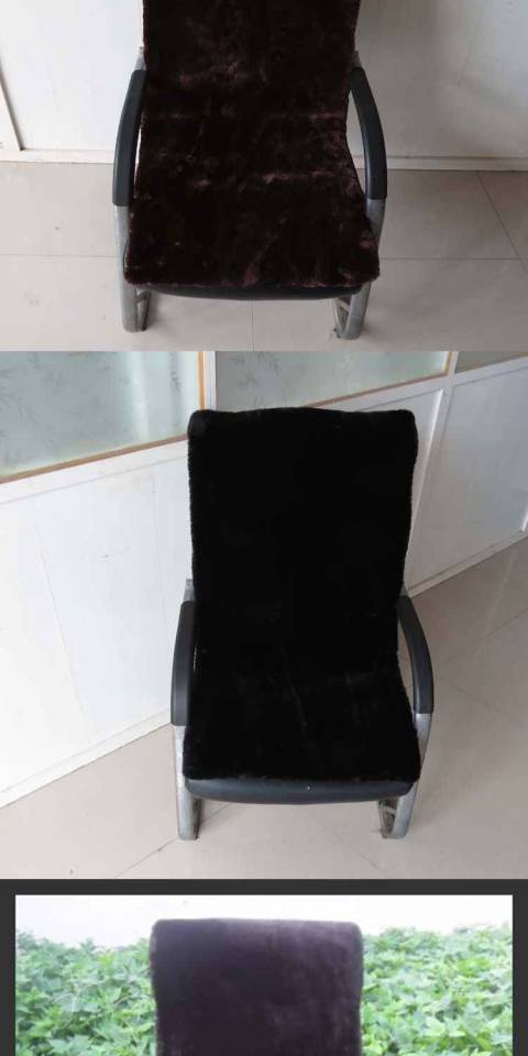 Đệm len mùa đông Đệm len giả cao cấp Đệm ông chủ đệm Đệm sofa ngắn Đệm sang trọng ngắn đệm da cho ghế gỗ