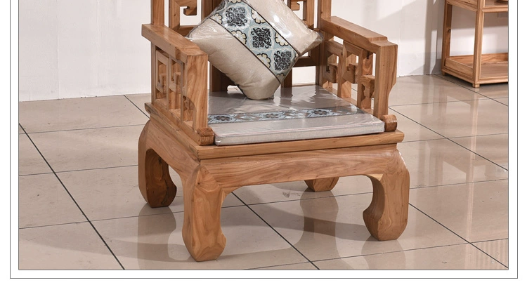 Trung Quốc Ming và Qing Shixiang mới sofa gỗ rắn căn hộ nhỏ phòng khách đồ gỗ nội thất phòng khách sẵn sàng Cũ Elm - Ghế sô pha sofa góc