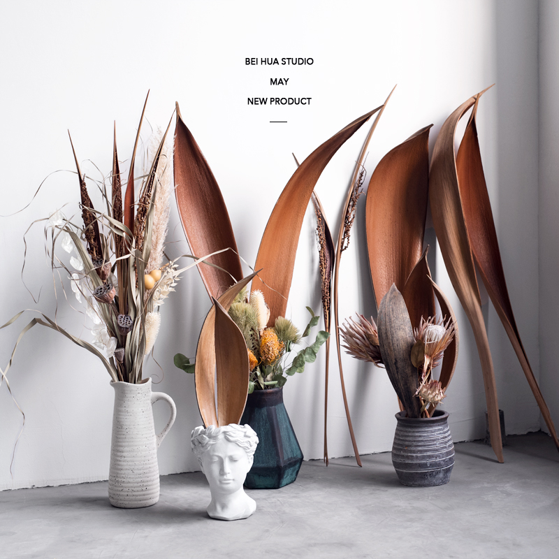 ins decorative utensils log art flower vicissitudes of life ornaments living room entrance hall porch side cabinet soft loaded natural utensils