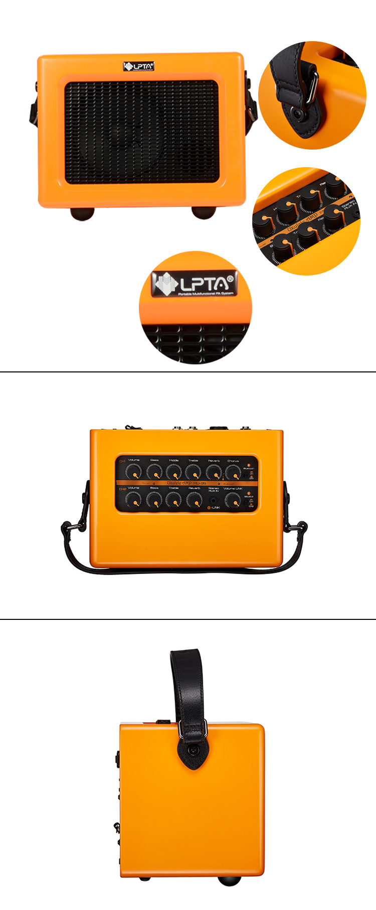 LPTA Rubiks Cube 3 Ukulele Loa Guitar Âm thanh Loa Di động Sạc Dân gian Thu nhỏ Hiệu suất Chơi - Loa loa loa bmb 2000