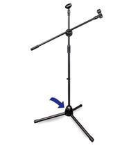 Microphone Microphone Holder Floor Type Professional Microphone Holder Metal Tripod Stage Performance Mcrack
