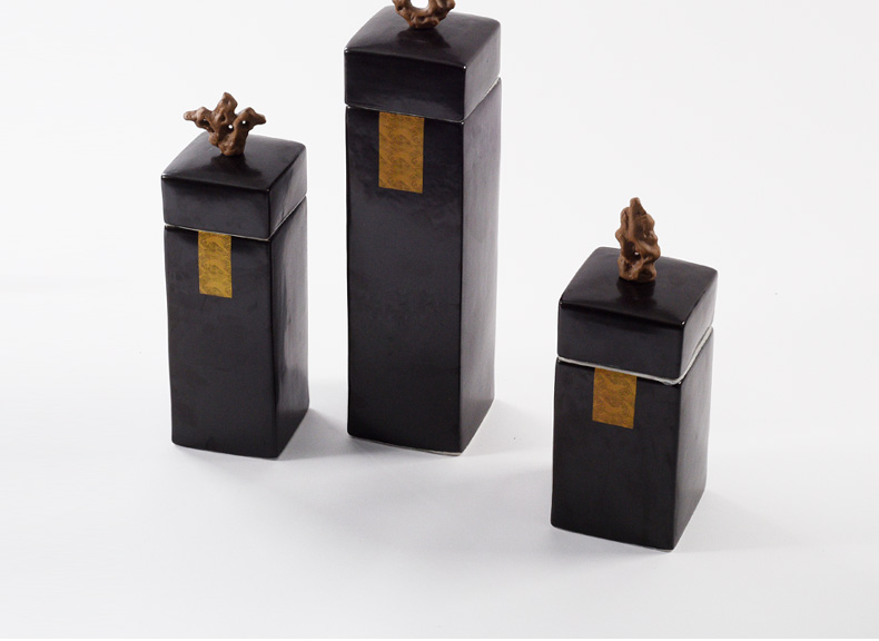 I and contracted square ceramic pot furnishing articles of Chinese style bar decoration light key-2 luxury daily hotel sells porch decoration