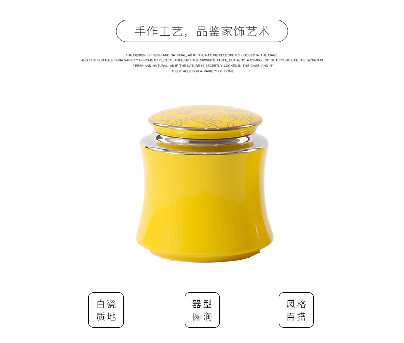 New Chinese style classic yellow ceramic pot is placed between example indoor rich ancient frame porch partition storage bottle decoration