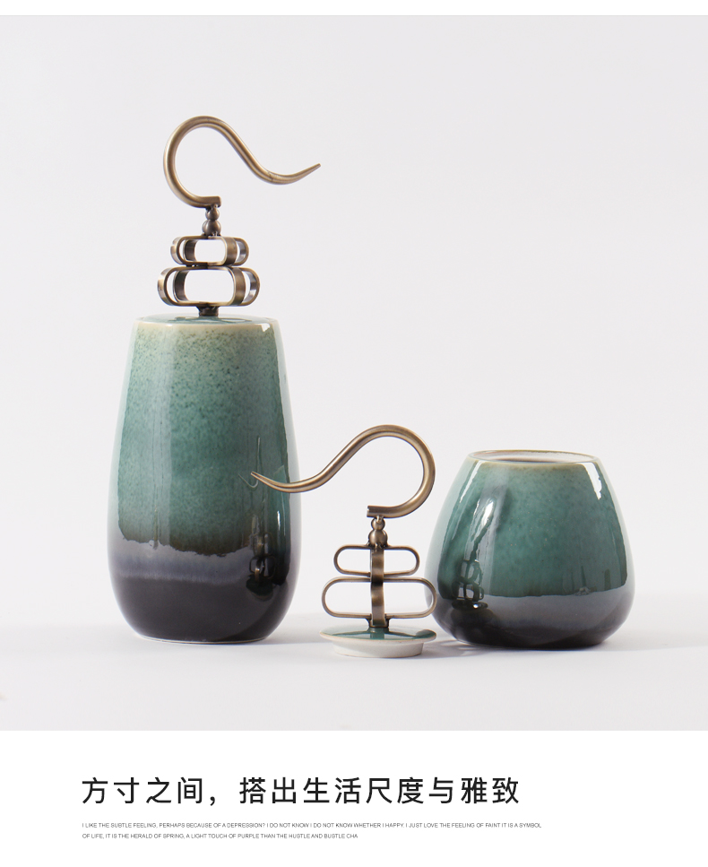 New Chinese style feel porch ark of wall furnishing articles sitting room corridor ceramic as cans accessories stores exhibits rich ancient frame soft outfit