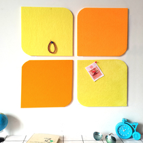 Cork board Color felt board Photo wall Kindergarten exhibition Message board Background wall Wall sticker Bulletin board display