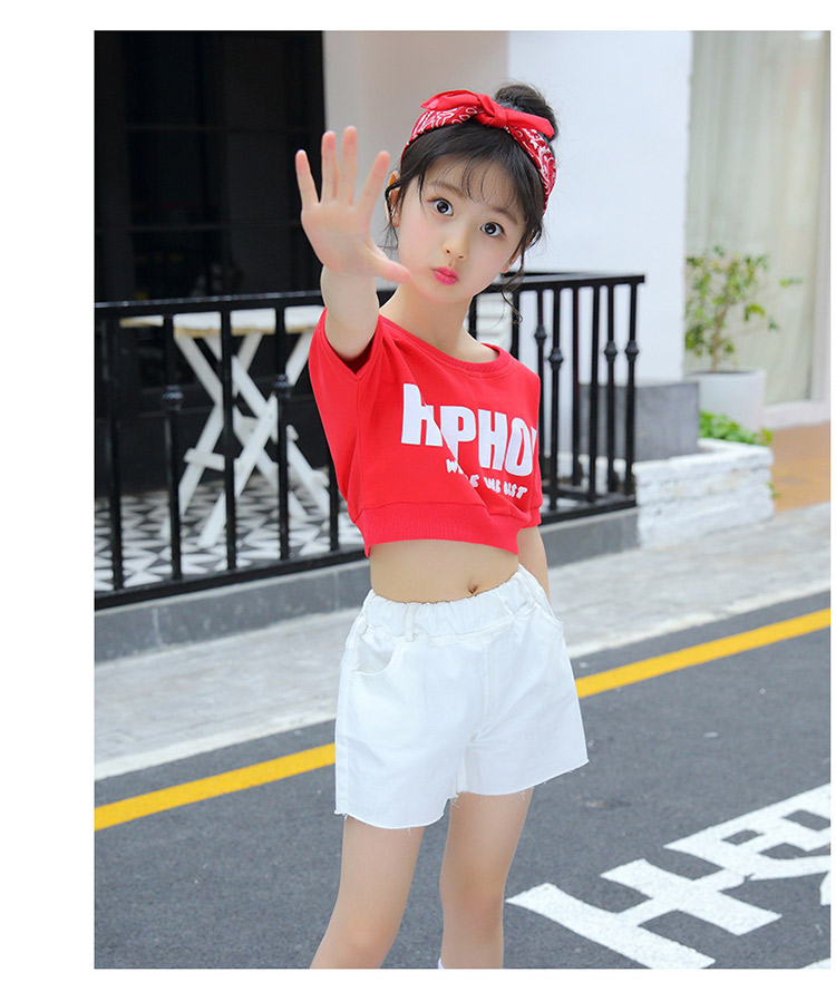 Ngày thiếu nhi Trang phục khiêu vũ Jazz Cô gái cổ vũ biểu diễn mẫu giáo Trang phục biểu diễn Hip Hop Street Dance trang phục tết cho bé