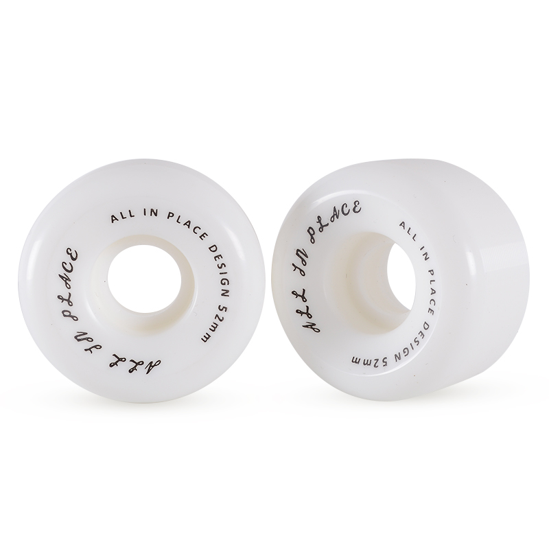 ALLINPLACE / All in place Double rocker skateboard White 52mm Wheel 100A - Trượt băng / Trượt / Thể thao mạo hiểm ván trượt điện cân bằng