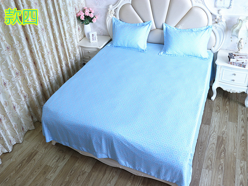 Golden Sun vải sang trọng cao cấp 80 hai mặt Lysell Tencel ba mảnh (sheet + pillowcase)