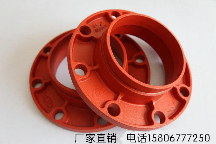 Weifang Fire Pipe Fittings Trench Conversion Flange High Diameter Flange Short Pipe Hoop Flange hoop swivel trench Tube piece