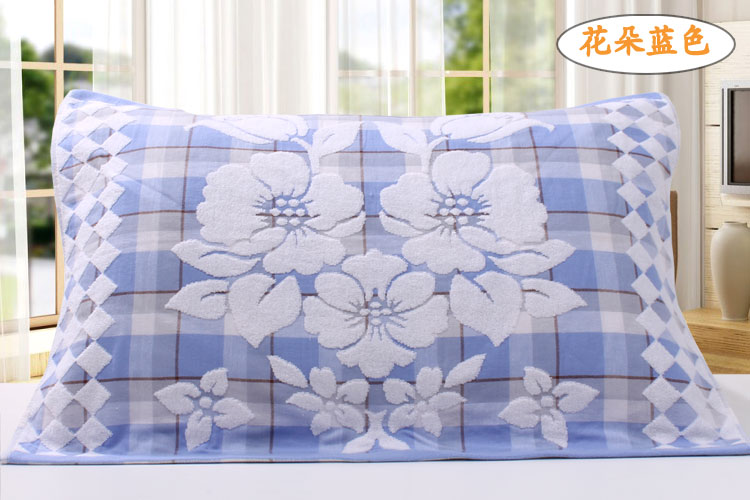 Gối khăn bông gạc người lớn jacquard vải tăng dày mềm đích thực phim hoạt hình vài mô hình không phai