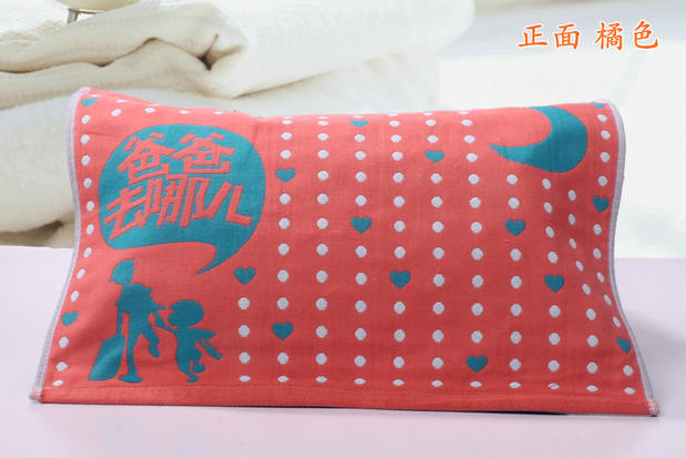 [Đặc biệt hàng ngày] Khăn gối cotton cho trẻ em một miếng gạc ba lớp mềm mại thoáng khí không xơ không phai bé khăn trải gối