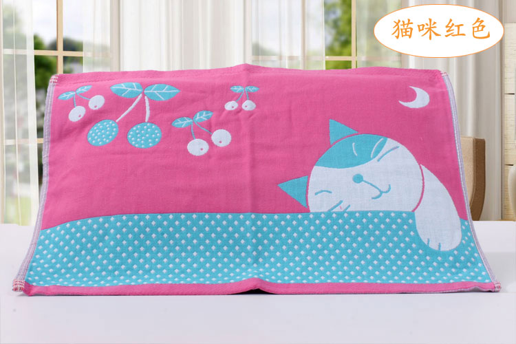 [Đặc biệt hàng ngày] Khăn gối cotton cho trẻ em một miếng gạc ba lớp mềm mại thoáng khí không xơ không phai bé khăn trải gối