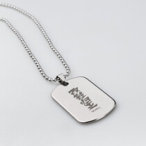 Muzi Li customized new products changed shoes returned to the original design tide brand military brand Joker pendant necklace jewelry to boyfriend