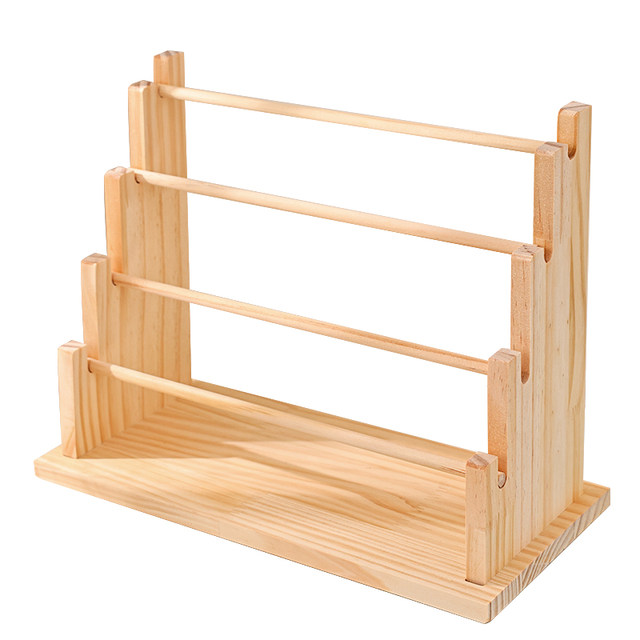 Solid wood bracelet display stand Buddhist beads bracelet stand watch jewelry jewelry hanger hair ring head rope storage