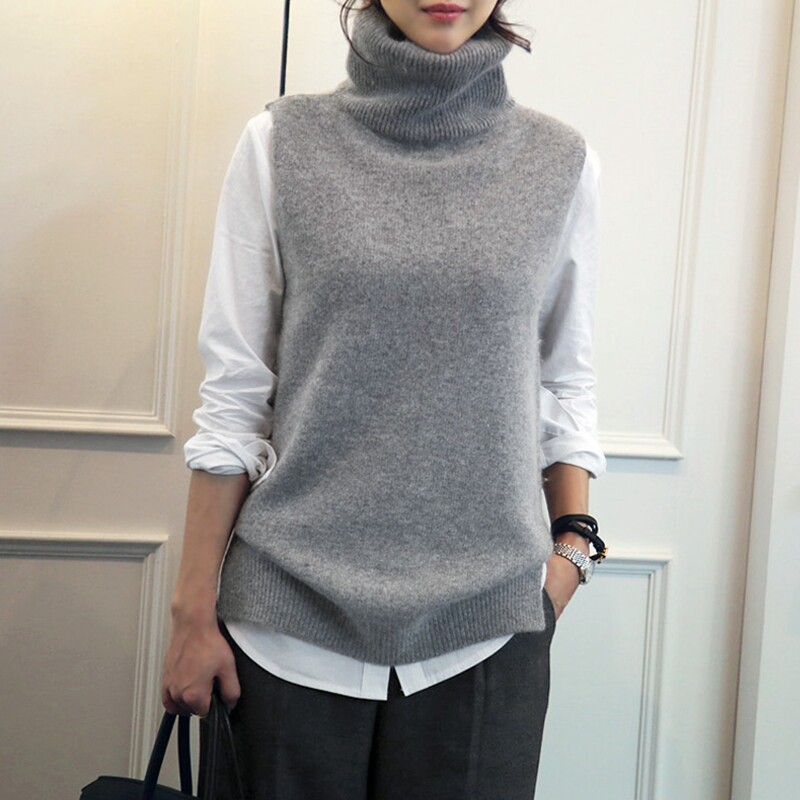 Débardeur hiver femme en Laine - Ref 3177765 Image 1