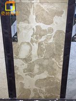 Guangdong yellow full body marble tile 800X800 shiny non-slip floor tile Nordic TV background wall tile