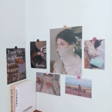 Ретро журнал, карточки для спальни, постер на стену, наклейки