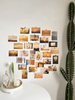 Ins Wind Wall Decorative Card Paper Paper Fresh Литературный и художественный ветер, закат солнечная наклейка на фоне наклейка на стенах наклейка