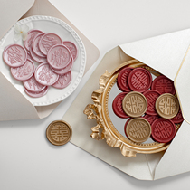 FOMODAY Wedding fire paint seal wax seal sticker Creative envelope seal sticker souvenir decoration ins wind