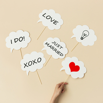 FOMODAY bridesmaids hand-held photo props ins party bronzing pick-up fun photo