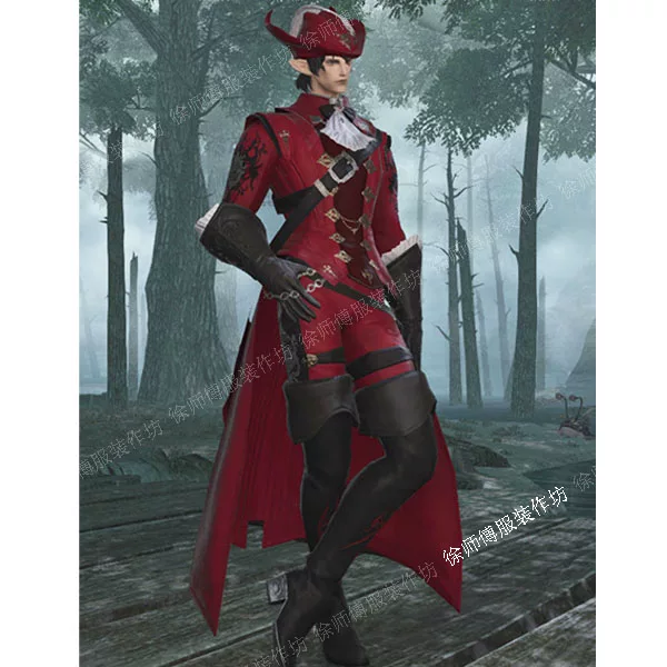 [Master Xu] Space Warrior 14 cos suit FF14 Red Magic cos suit ff14 Red Magician cos suit