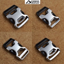 UTX multi-resistant new aluminium alloy insert buckle 2 2 5 3 8 cm Backpack metal inserts buckle plastic steel metal inserts