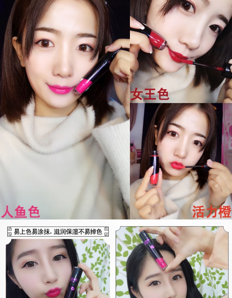 Kelly cầu vồng son môi không dấu vết giữ ẩm lâu dài son môi lỏng môi chính hãng son bóng son bóng 	son bóng ysl