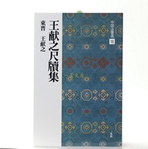  Japanese version of the original Erxuan Society Copybook Chinese Law Book selection 18 Wang Xianzhi Ruler script Collection Wang Xianzhi travel grass