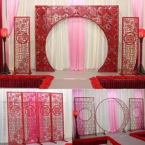 New Wedding Props Chinese Chinese Doors Iron Art Archway Chinese Wedding Props Stage Arrangement