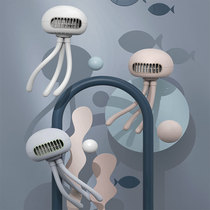 2021 new jellyfish deformation octopus fan stroller baby stroller electric fan leafless anti-pinch hand frequency conversion