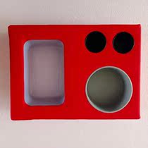 Car universal thermos holder cup holder teapot base thermos cup thermos pot teacup holder center console car storage box