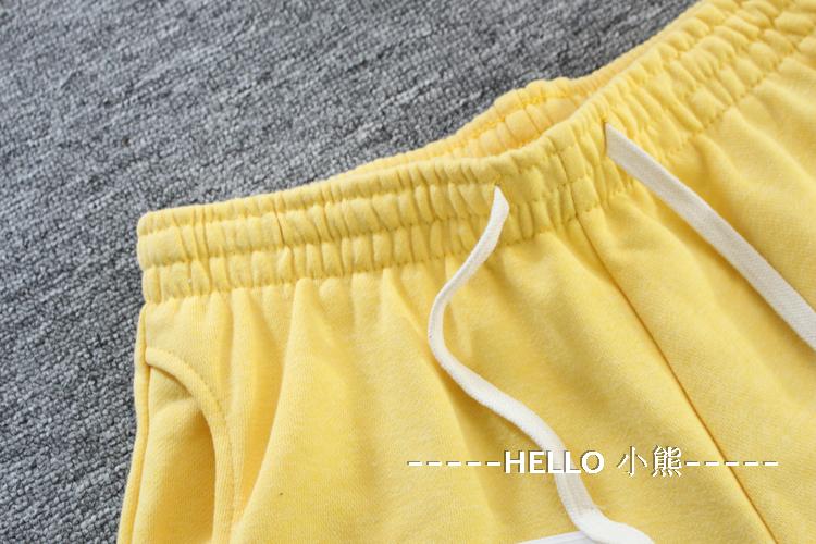 Mùa hè di chuyển lỏng kích thước lớn quần short đồ ngủ phụ nữ quần short bãi biển terry cotton rắn màu nóng quần ngắn ngủ ngắn shop quần áo nam