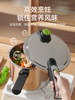 British Mingjue 304 Stainless Steel Pressure Cooker for Home Use, Compatible with Gas and Induction Cookers, Large Capacity, Explosion-Proof