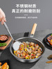 British Mingjue Thickened Stainless Steel Frying Pan, Household Non-Stick Frying Pan, Suitable for Gas and Induction Cookers