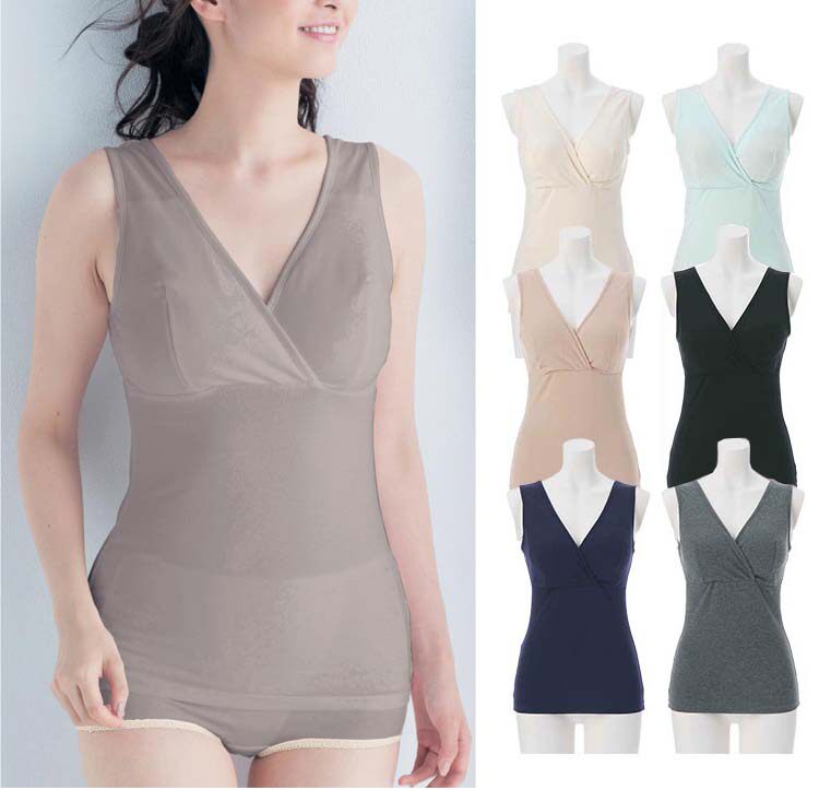 Japan Foreign Trade Raw Singles Pregnant Women Vest Cross Lactation Bottom Sleeveless Pyjamas-Taobao