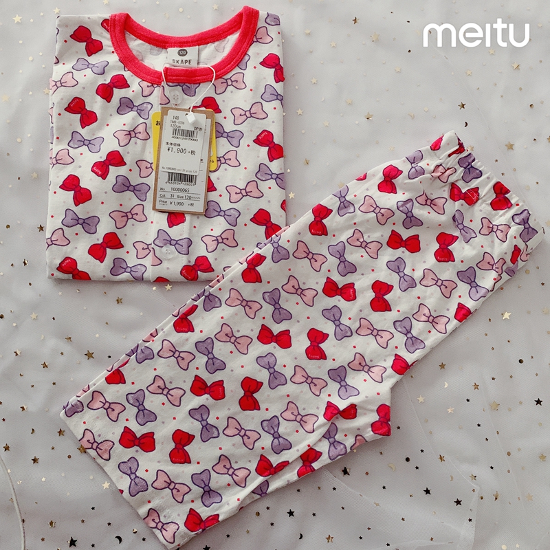 Bộ đồ ngủ ngắn tay cotton cho bé trai và bé gái bộ đồ ngủ có thể được trang bị hộp quà tặng - Bộ quà tặng em bé danh sách đồ sơ sinh