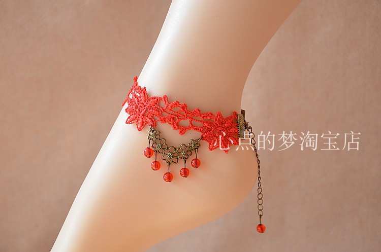 Chaine de cheville Femme en Dentelle - Ref 3103017 Image 9