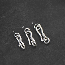 A selfie) by the Thai handmade silver pure silver DIY accessories buckle S buckle lobster button KJ03