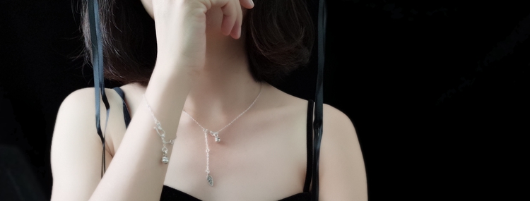Demon House | Thiết kế ban đầu Handmade Vòng tay bạc vòng tay vòng cổ YS017 - Vòng chân lắc chân nữ thủ công