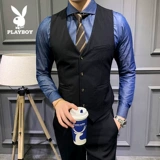 Playboy, костюм, мужской жилет, пиджак классического кроя в английском стиле, облегающий крой