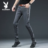 Playboy, летние джинсы, тонкие штаны для отдыха, облегающий крой