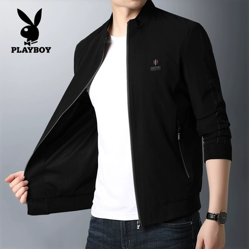 Playboy, мужская осенняя трендовая куртка для отдыха, 2020, облегающий крой