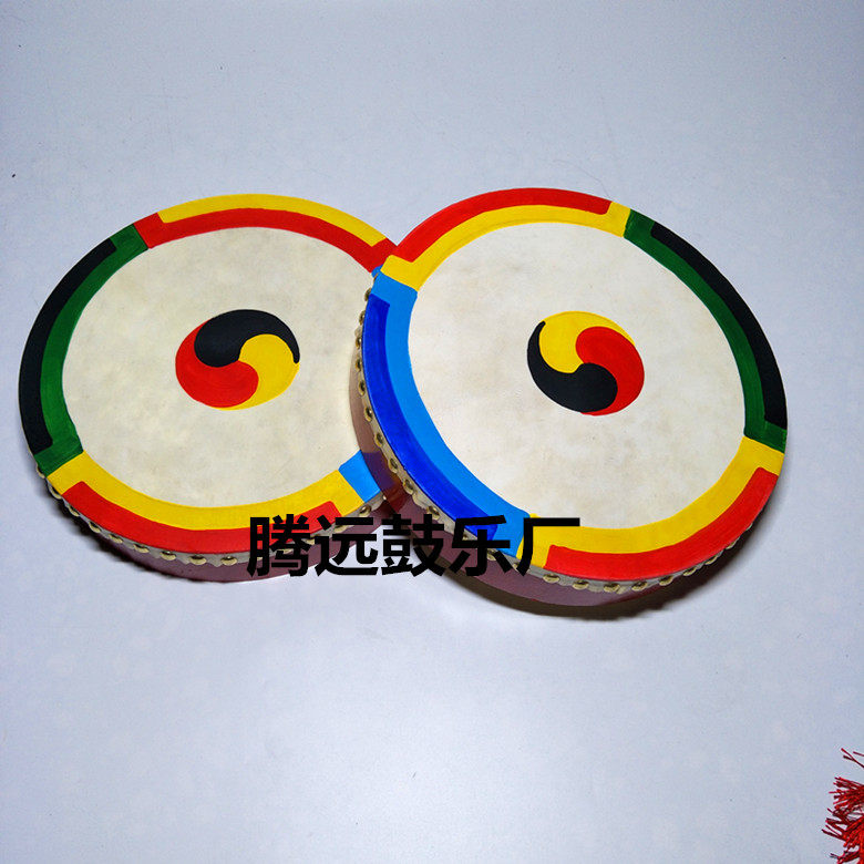 Hand-painted Korean drum Korean style decoration decoration drum ornamental drum set drum drum gong drum single-sided drum skin drum wall