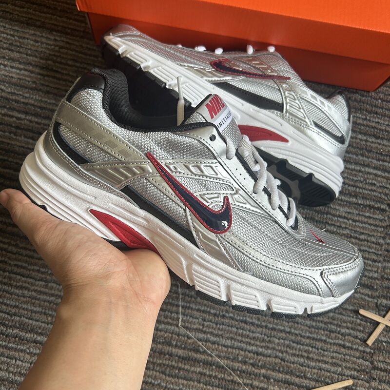 In Stock Nike Initiator Retro Silver Men's and Women's Dad Shoes Running Shoes 394053 394055