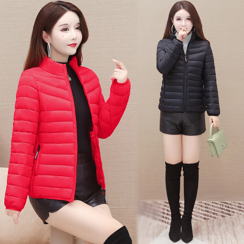 Trendy Winter Cotton-Padded Jacket for Women ins Autumn and Winter 2025 New Stylish Slim-Fit Cotton Coat Black