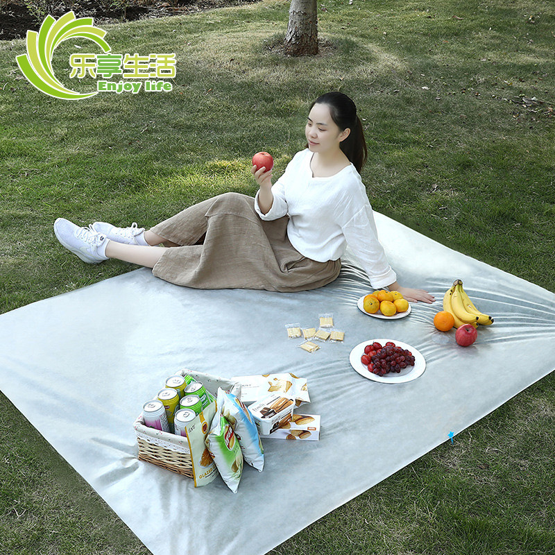 Disposable picnic mat Travel camping tablecloth Outdoor picnic Waterproof thickened portable beach lawn mat