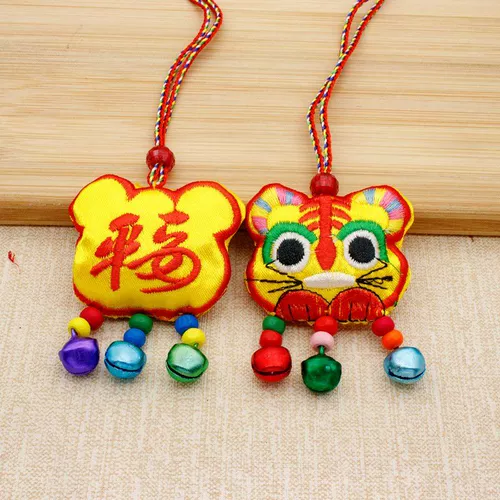 Детское ожерелье, ремешок ручной работы, защитный амулет, с вышивкой