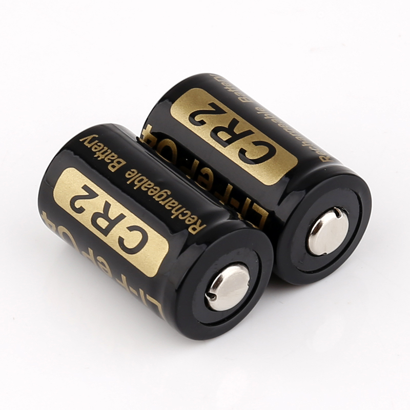 CR2 15266 3V lithium iron phosphate rechargeable battery 400mAh camera rangefinder laser sight night vision