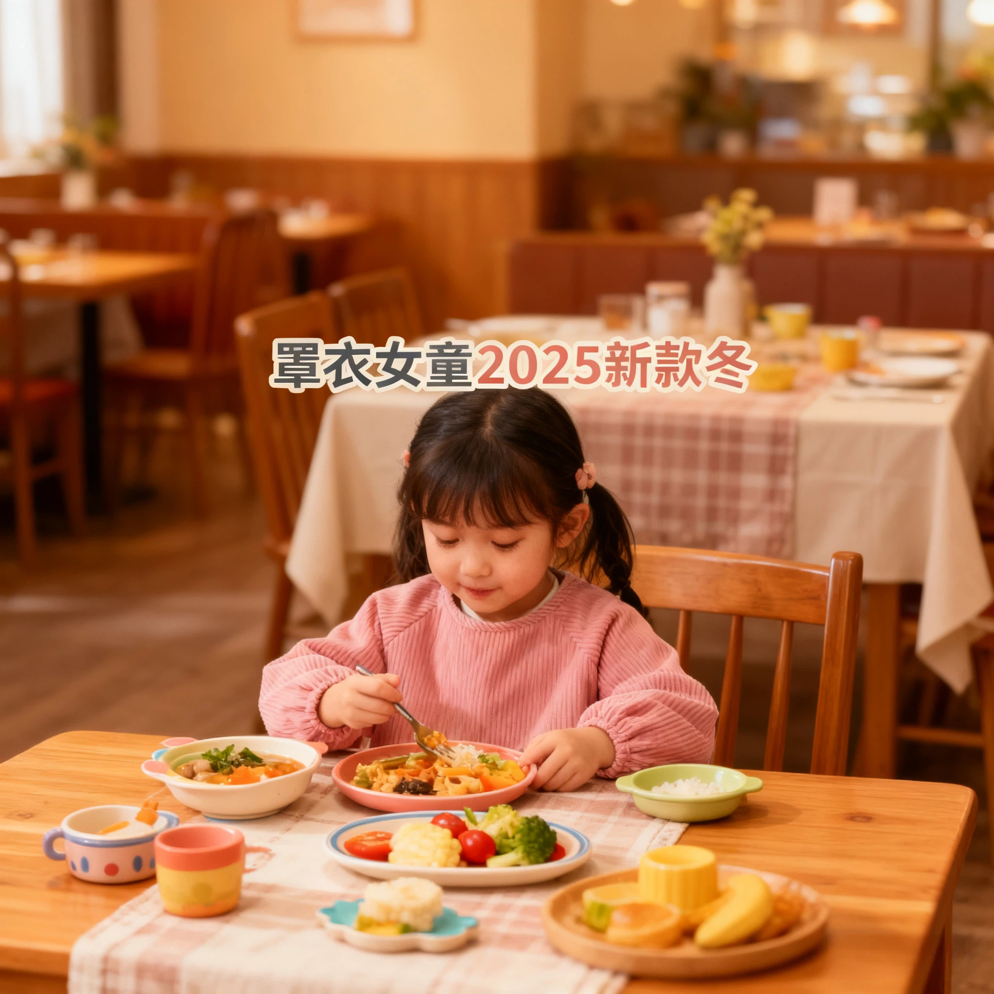 Coverall girls 2025 new winter baby children's apron reverse dressing baby eating bib autumn and winter long-sleeved waterproof